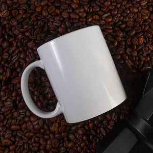 Set of 6 White Ceramic Coffee Mugs – 11 oz Blank Cups for Customization Sublimation
