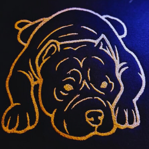 Custom Embroidered Dog Lover Hoodie
