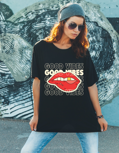 Good Vibes Black T-Shirt